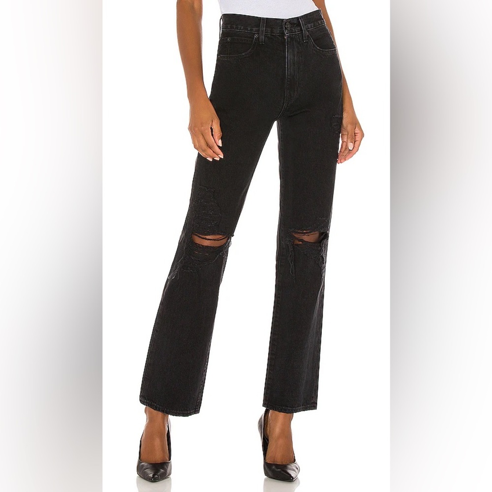 SLVRLAKE London Straight in Shadow Ridge Destructed, size 25